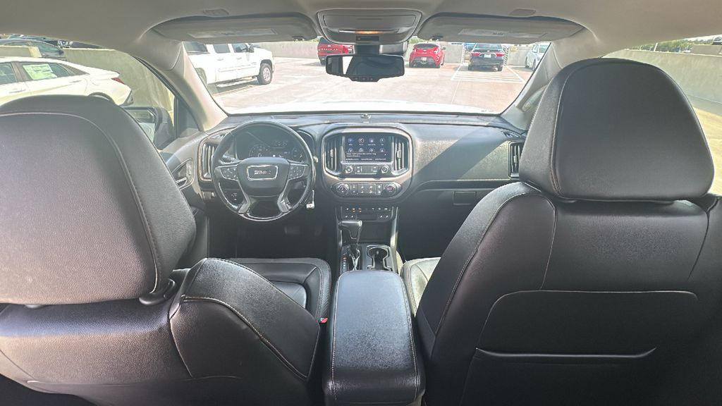 2021 GMC Canyon AT4 w/Leather White at AutoSavvy Houston Southwest
