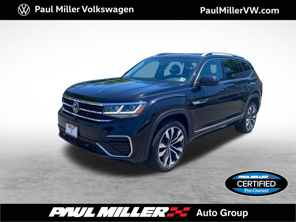 Deep Black 2023 Volkswagen Atlas SUV / Crossover All-Wheel Drive 8-Speed Automatic