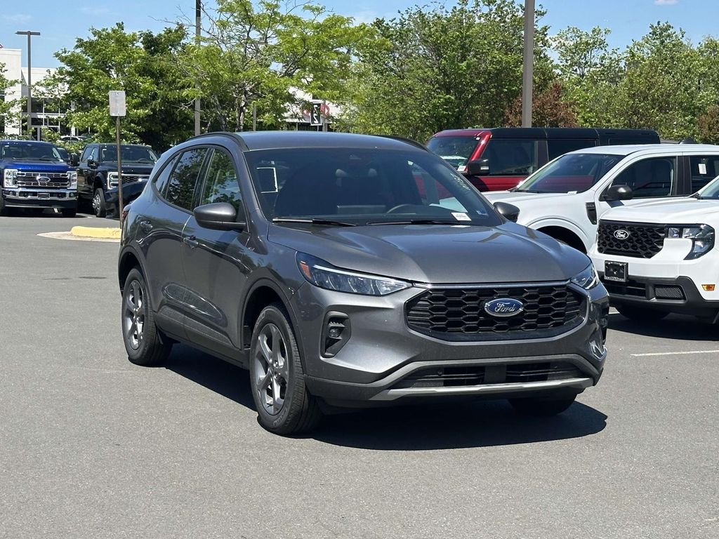 Carbonized Gray Metallic 2026 Ford Escape Hybrid ST-Line Select AWD SUV / Crossover All-Wheel Drive Continuously Variable Transmission