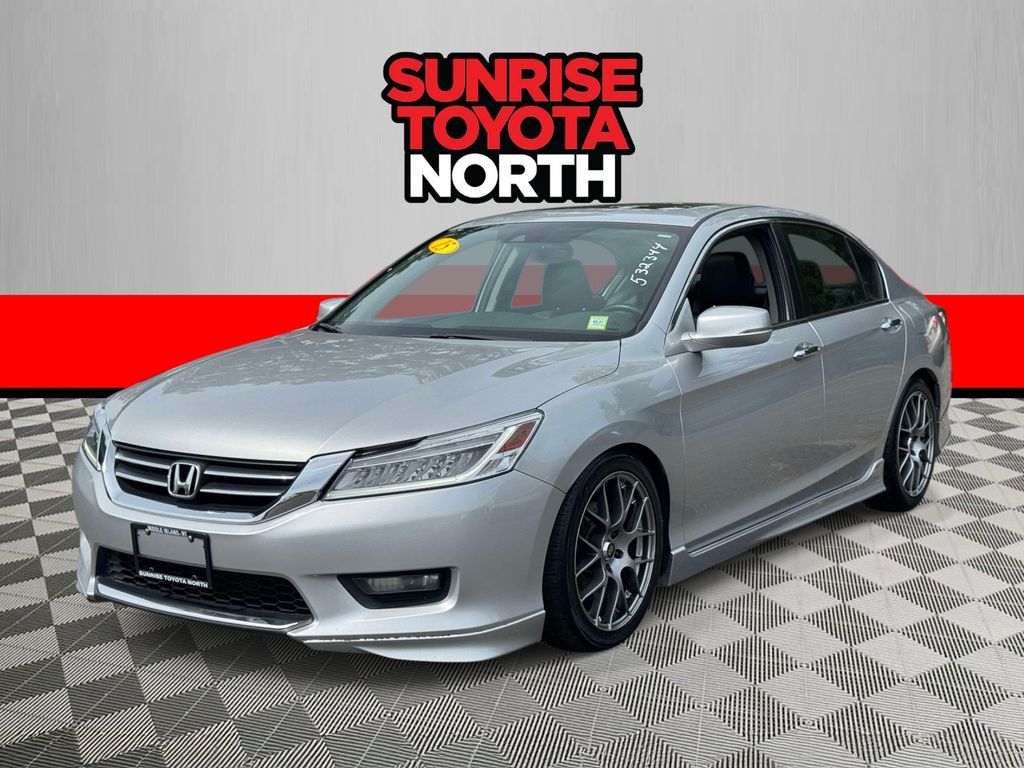 Used 2015 Honda Accord EX-L with VIN 1HGCR2F80FA187112 for sale in Middle Island, NY
