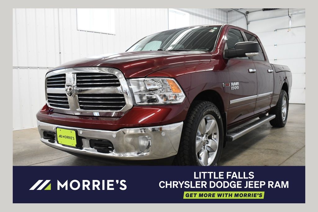 Red 2018 RAM 1500 Pickup Truck Four-Wheel Drive 8-Speed Automatic