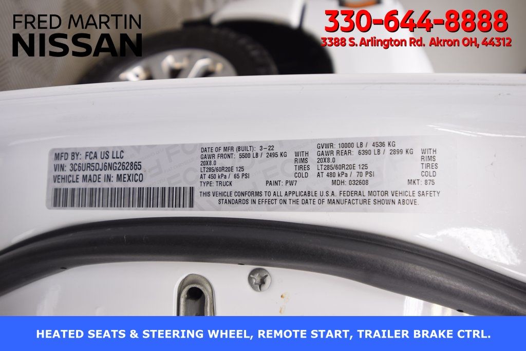 used 2022 Ram 2500 car, priced at $43,997