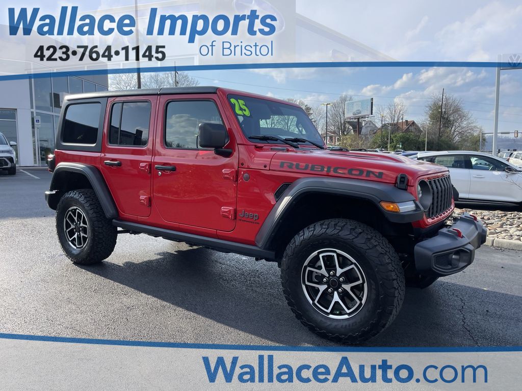 Firecracker Red Clearcoat 2025 Jeep Wrangler SUV / Crossover Four-Wheel Drive 8-Speed Automatic