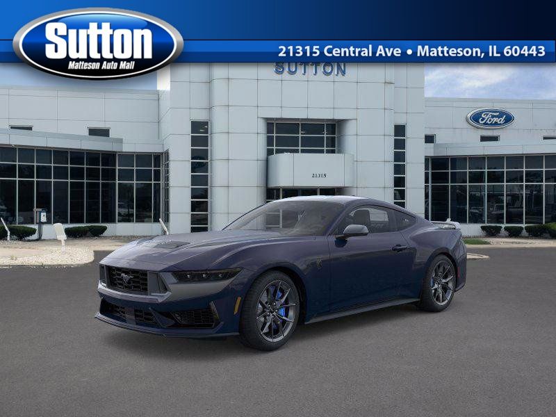 Blue 2025 Ford Mustang Dark Horse Fastback RWD Coupe Rear-Wheel Drive Automatic