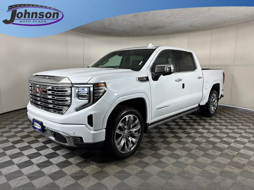 Glacier White Tricoat 2026 GMC Sierra 1500 Pickup Truck Four-Wheel Drive Automatic