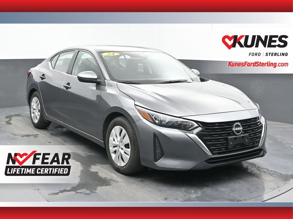 Gray (Gun Metallic) 2025 Nissan Sentra Sedan Front-Wheel Drive Continuously Variable Transmission