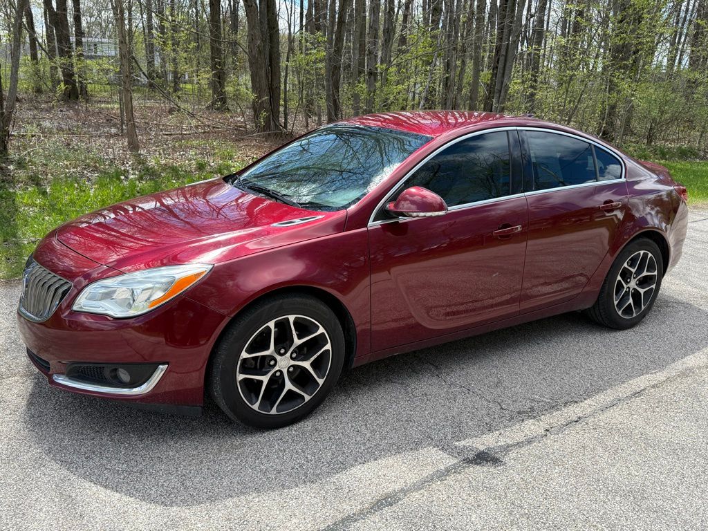 Crimson Red 2017 Buick Regal Sport Touring Sedan FWD Sedan Front-Wheel Drive 6-Speed Automatic