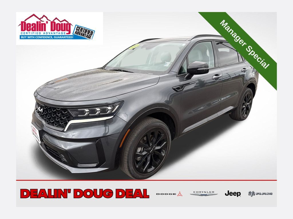 Gravity Gray 2023 Kia Sorento SUV / Crossover All-Wheel Drive 8-Speed Dual Clutch