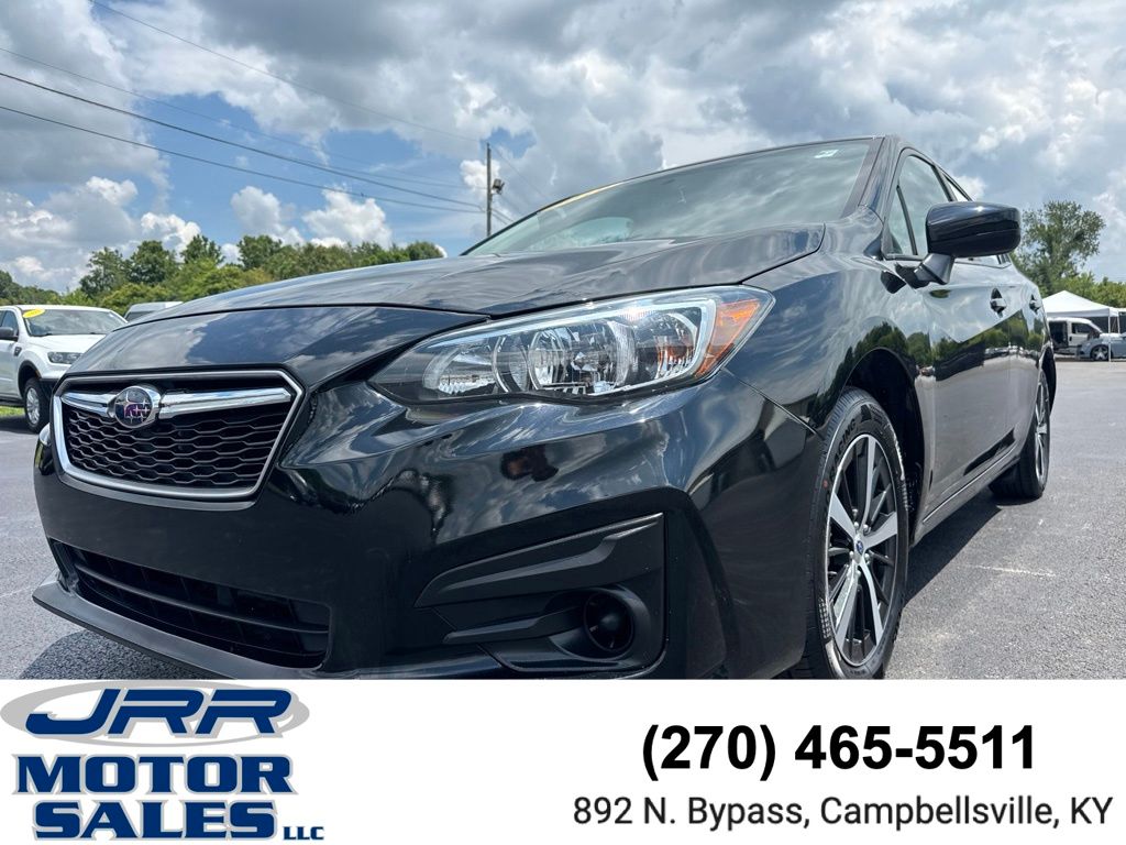 Crystal Black Silica 2019 Subaru Impreza Sedan All-Wheel Drive Continuously Variable Transmission