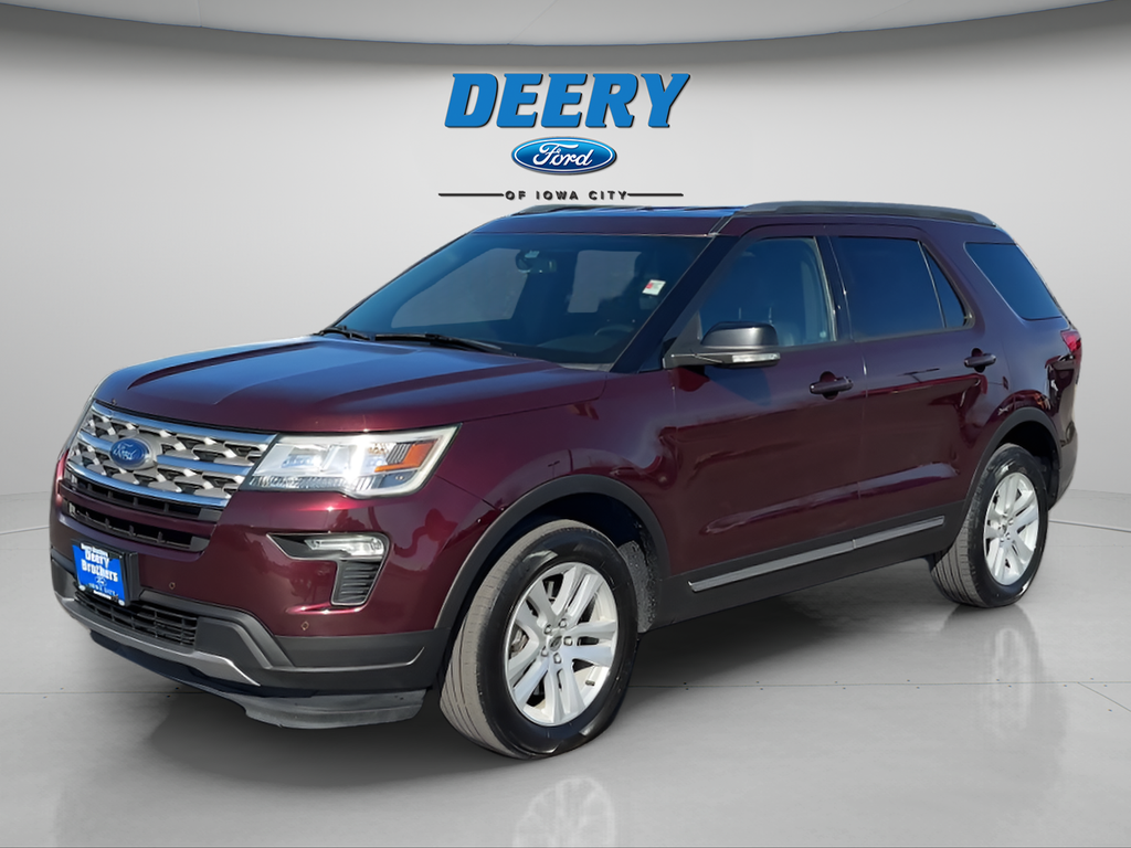 Red (Burgundy) 2018 Ford Explorer XLT AWD SUV / Crossover All-Wheel Drive 6-Speed Automatic