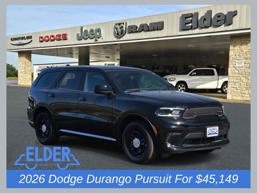 Black Clearcoat 2026 Dodge Durango SUV / Crossover All-Wheel Drive 8-Speed Automatic