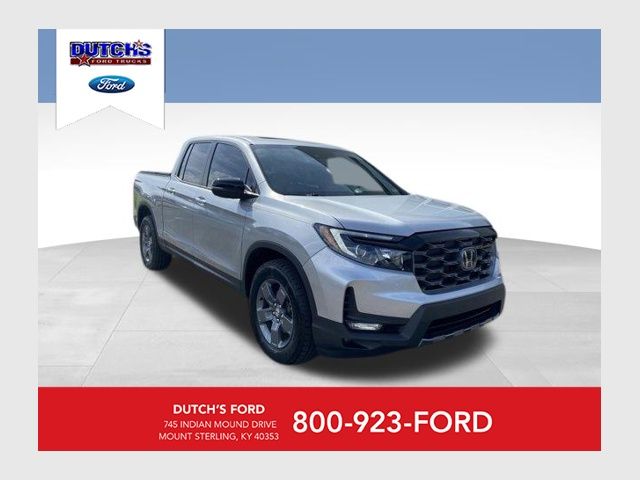 Gray 2025 Honda Ridgeline TrailSport AWD Pickup Truck All-Wheel Drive 9-Speed Automatic