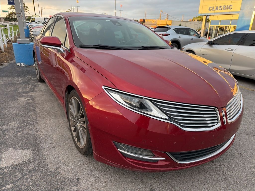 Red 2013 Lincoln MKZ FWD Sedan Front-Wheel Drive 6-Speed Automatic