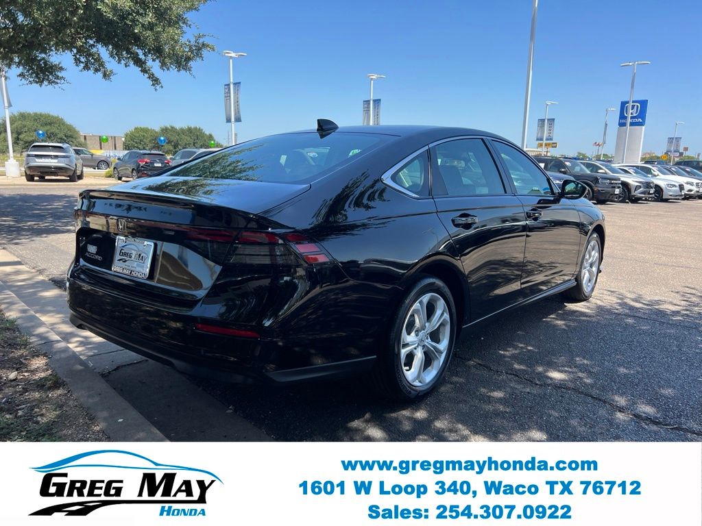 2026 Honda Accord LX Black at Greg May Honda
