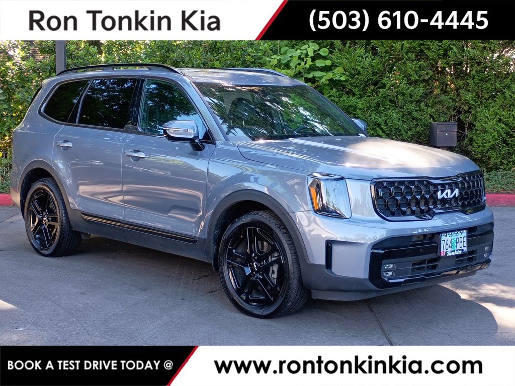 Silver 2024 Kia Telluride SX X-Line AWD SUV / Crossover All-Wheel Drive 8-Speed Automatic