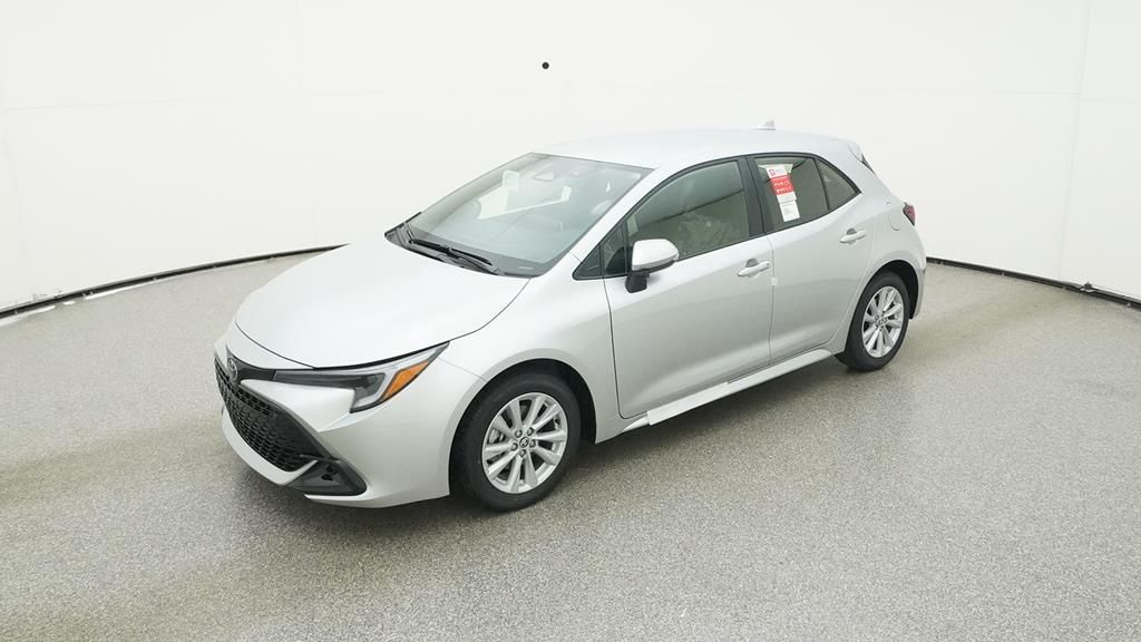 Classic Silver Metallic 2024 Toyota Corolla Hatchback SE FWD Hatchback Front-Wheel Drive Continuously Variable Transmission