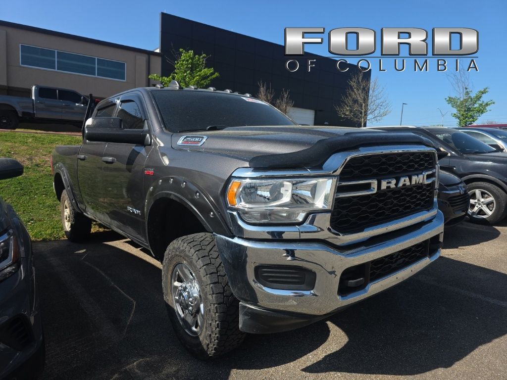 Gray (Granite Crystal Metallic Clearcoat) 2021 RAM 2500 Tradesman Crew Cab 4WD Pickup Truck Four-Wheel Drive 8-Speed Automatic