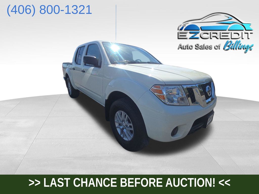 Glacier White 2021 Nissan Frontier Pickup Truck Four-Wheel Drive 9-Speed Automatic