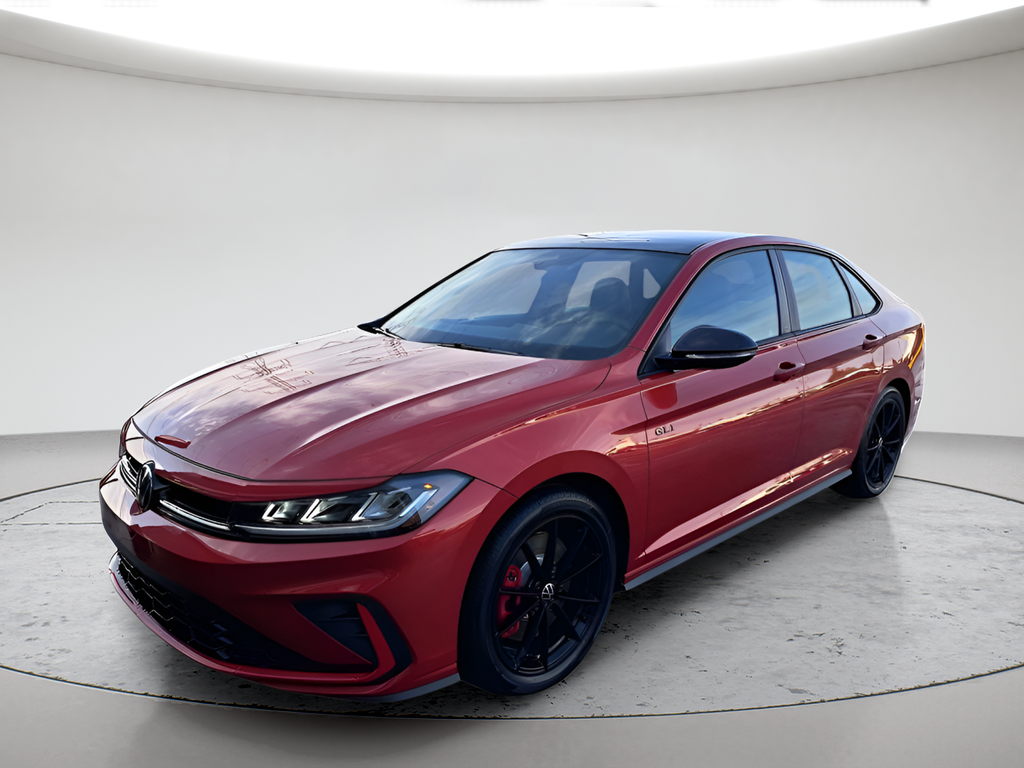 Kings Red Metallic w/Deep Black Roof 2026 Volkswagen Jetta GLI Autobahn FWD Sedan Front-Wheel Drive 6-Speed Manual