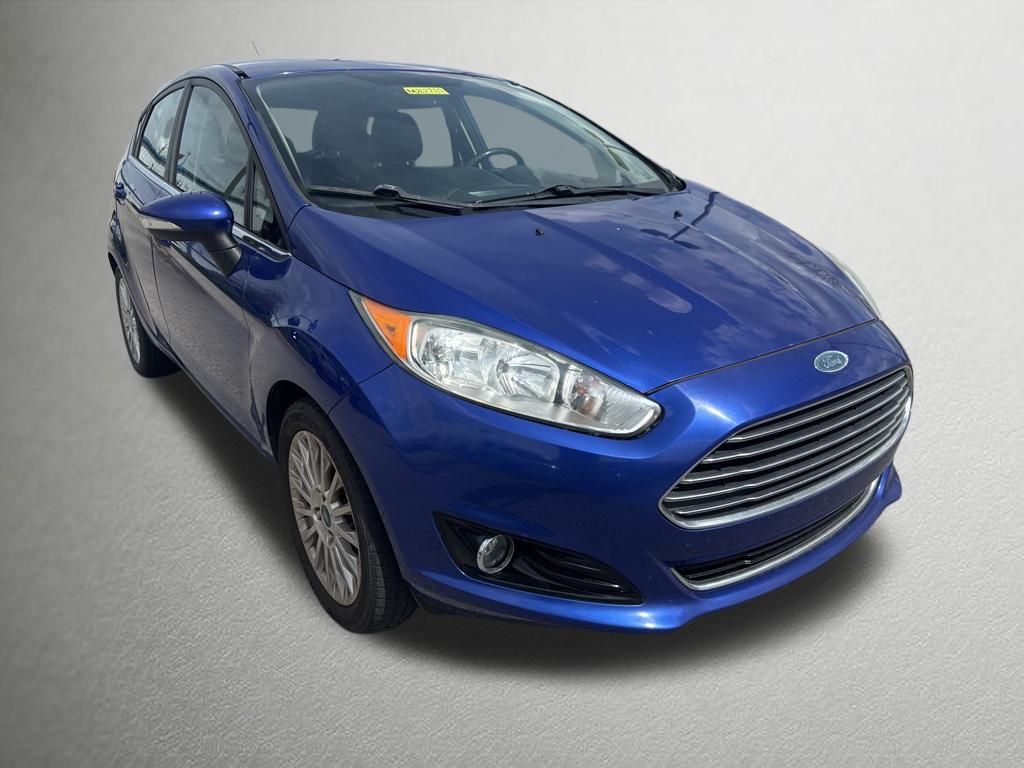 Performance Blue Metallic 2014 Ford Fiesta Titanium Hatchback Hatchback Front-Wheel Drive 6-Speed Automatic