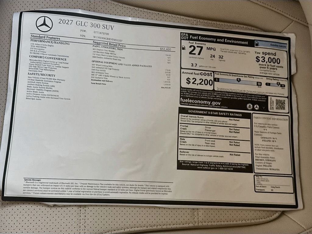New 2027  Mercedes-Benz GLC 300 image 9