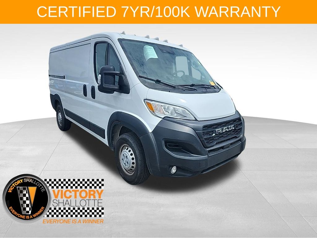 Bright White Clearcoat 2025 RAM ProMaster Van Front-Wheel Drive 9-Speed Automatic