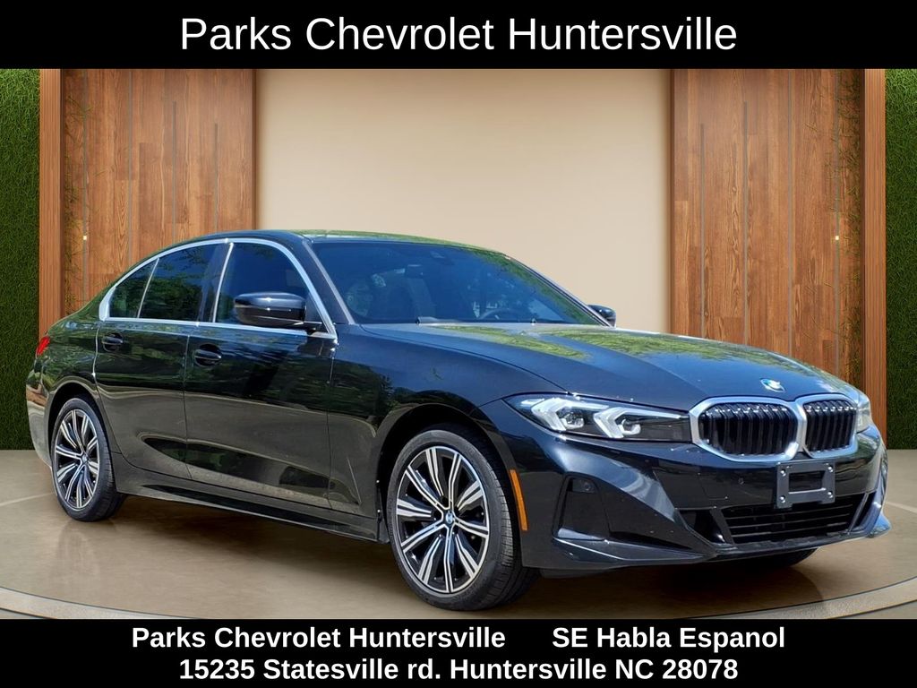 Black Sapphire Metallic 2025 BMW 3 Series 330i xDrive Sedan All-Wheel Drive 8-Speed Automatic