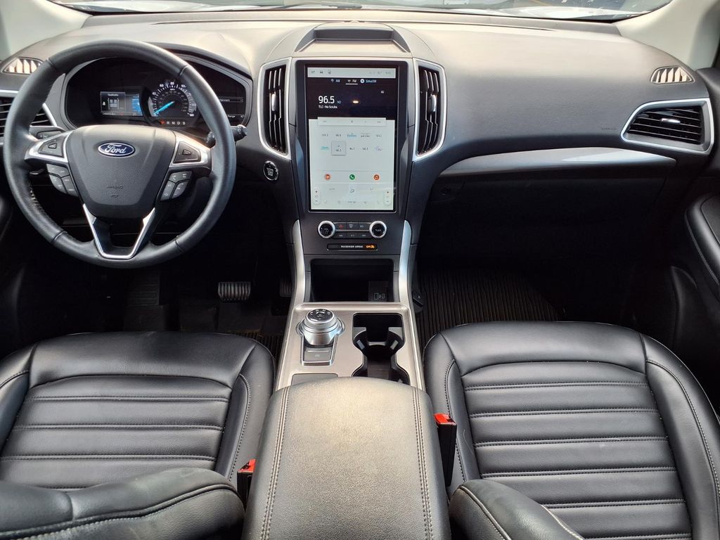 2024 Ford Edge SEL White at North Houston Mitsubishi