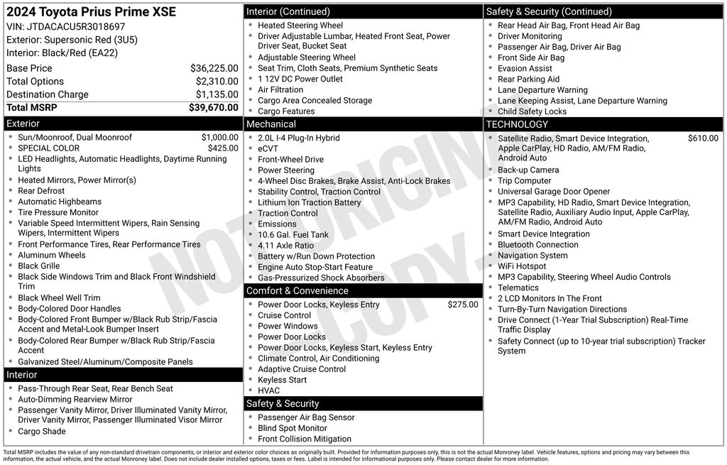 Certified Used 2024 Red Toyota XSE image 13