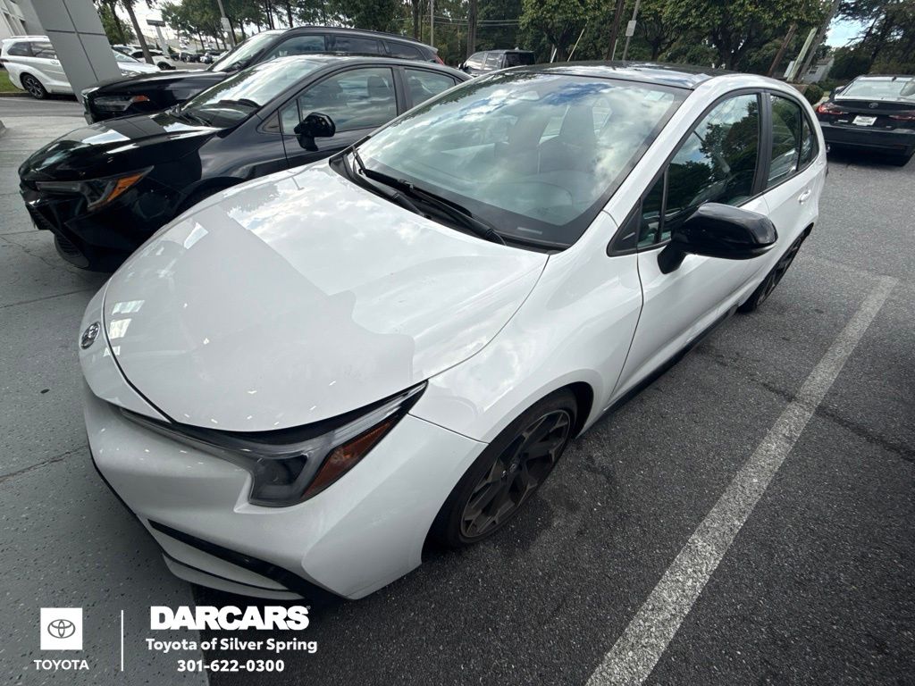 Midnight Black Metallic 2025 Toyota Corolla Sedan Front-Wheel Drive Continuously Variable Transmission