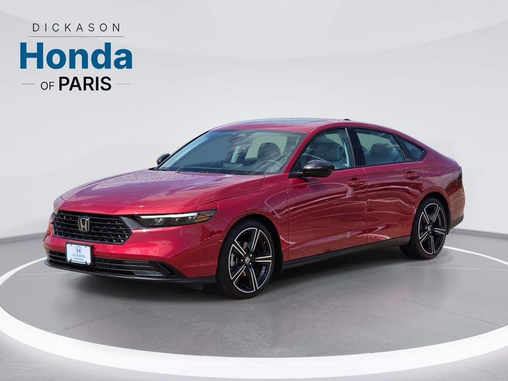 Radiant Red 2026 Honda Accord Sedan Front-Wheel Drive Continuously Variable Transmission