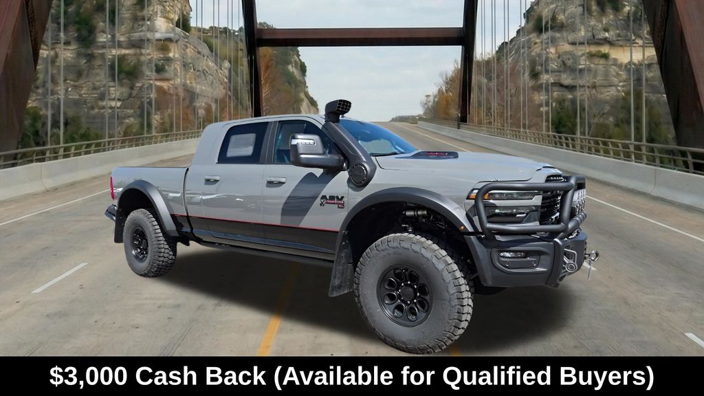 Gray Clearcoat 2026 RAM 3500 Limited Mega Cab 4WD Pickup Truck Four-Wheel Drive 8-Speed Automatic
