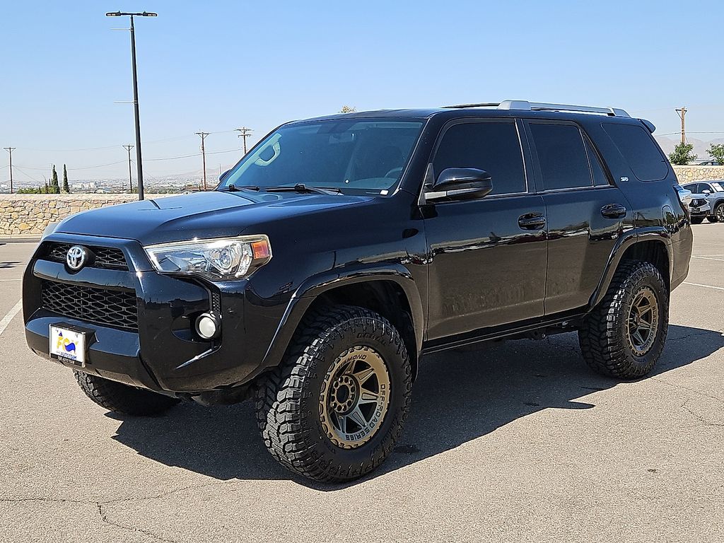 Black 2016 Toyota 4Runner SUV / Crossover Four-Wheel Drive 5-Speed Automatic Overdrive