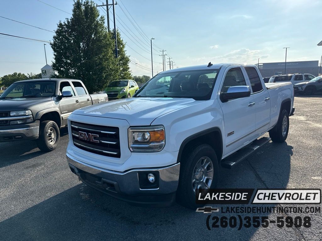 White 2014 GMC Sierra 1500 Pickup Truck Four-Wheel Drive 6-Speed Automatic Overdrive