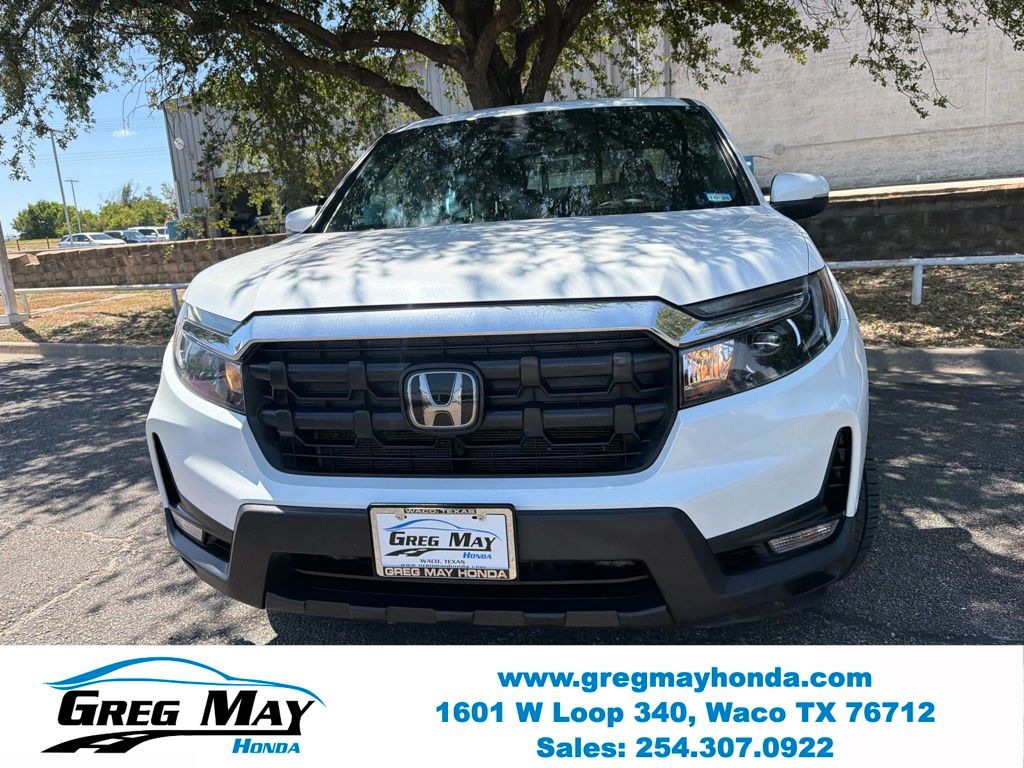 2025 Honda Ridgeline RTL White at Greg May Honda