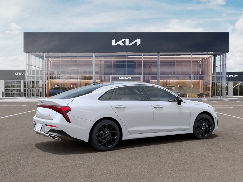 2026 Snow White Pearl Kia K5 GT-Line AWD Sedan