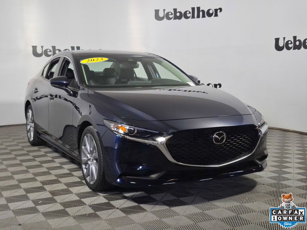 Deep Crystal Blue Mica 2023 Mazda MAZDA3 Sedan Front-Wheel Drive 6-Speed Automatic