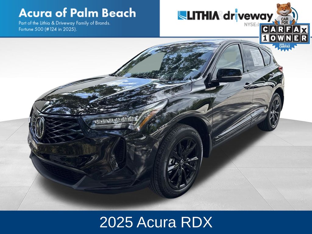 Black 2025 Acura RDX SUV / Crossover All-Wheel Drive Automatic