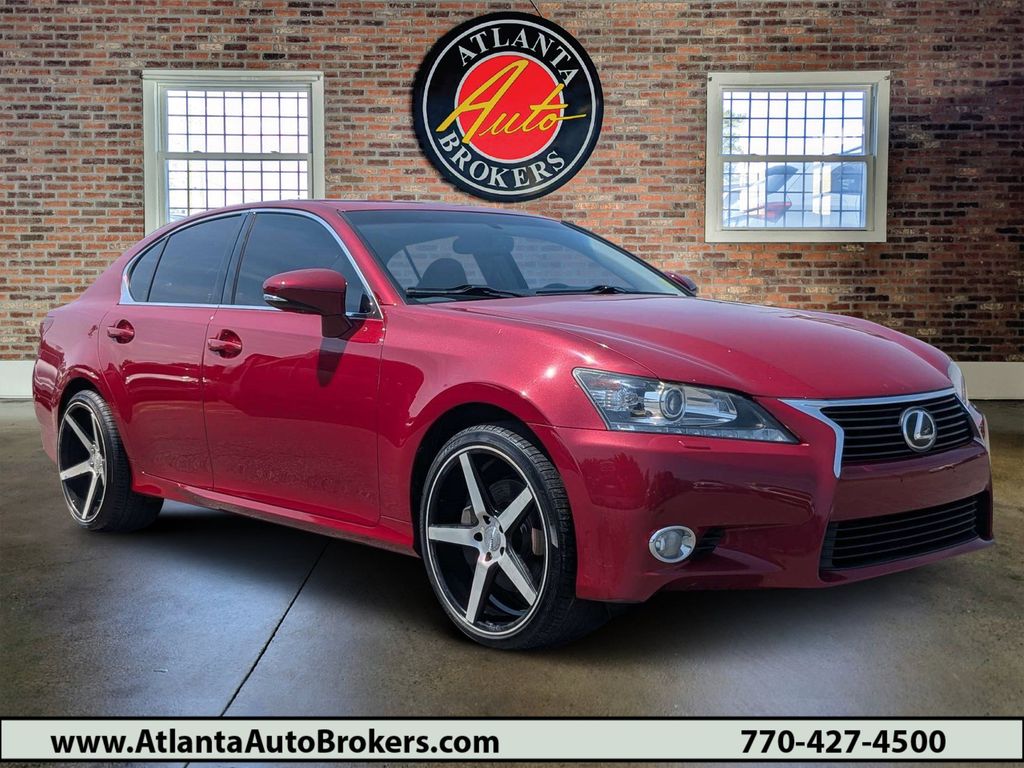 Red 2015 Lexus GS Sedan All-Wheel Drive 6-Speed Automatic