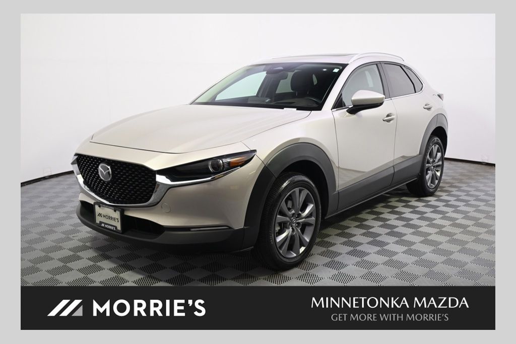 Gray (Platinum Quartz Metallic) 2024 Mazda CX-30 2.5 S Premium AWD SUV / Crossover All-Wheel Drive 6-Speed Automatic