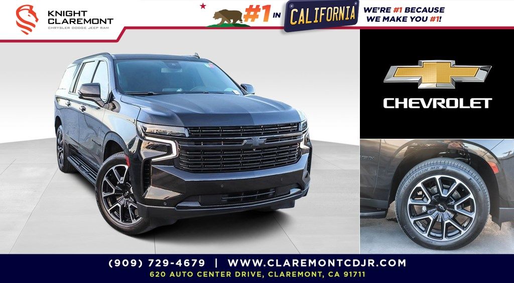 Black 2023 Chevrolet Suburban SUV / Crossover Four-Wheel Drive Automatic