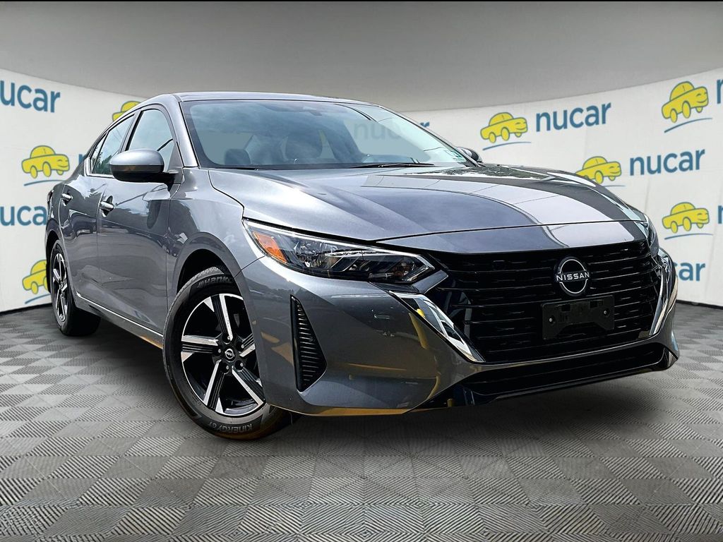 Gray (Gun Metallic) 2025 Nissan Sentra Sedan Front-Wheel Drive Continuously Variable Transmission