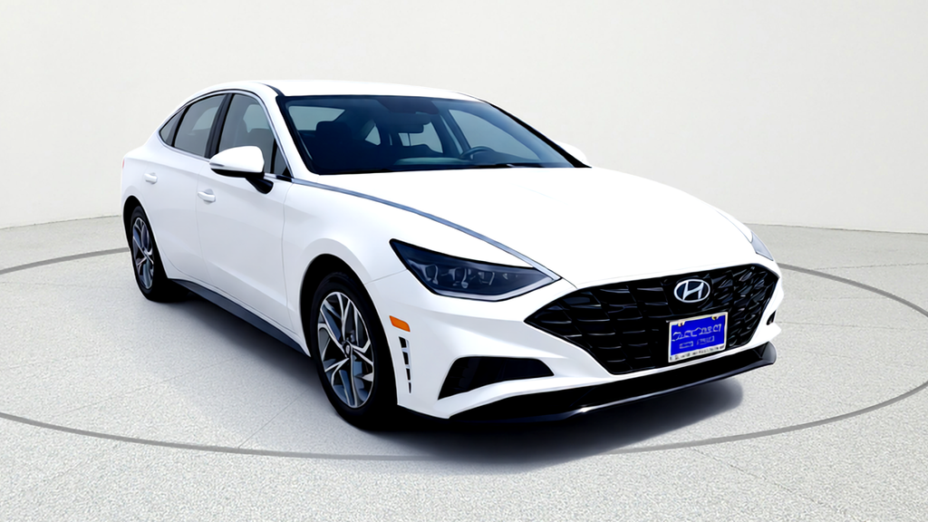 Serenity White 2023 Hyundai Sonata SEL FWD Sedan Front-Wheel Drive 8-Speed Automatic