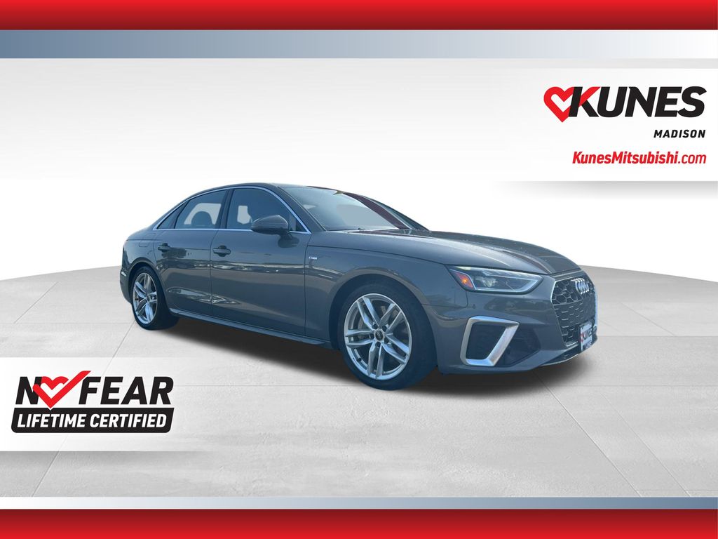 Gray 2024 Audi A4 Sedan All-Wheel Drive 7-Speed Automatic