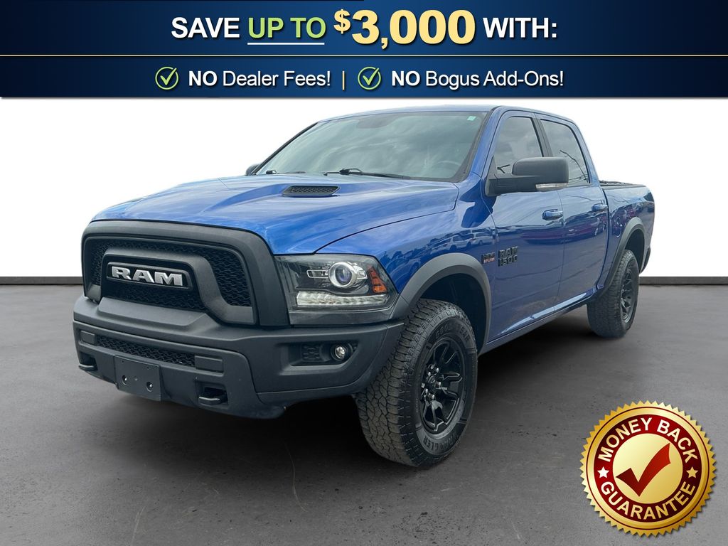 Blue Streak Pearlcoat 2018 RAM 1500 Pickup Truck Four-Wheel Drive 8-Speed Automatic