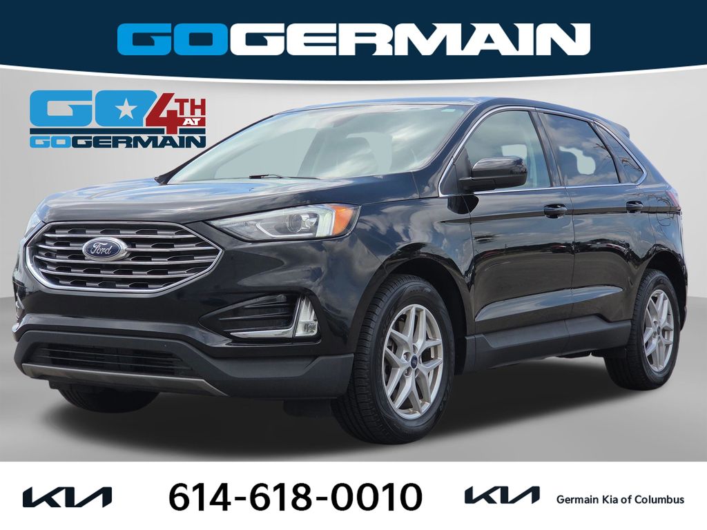 Agate Black Metallic 2021 Ford Edge SUV / Crossover All-Wheel Drive 8-Speed Automatic