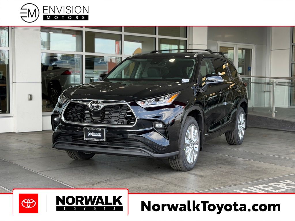 Black 2026 Toyota Highlander Hybrid Limited AWD SUV / Crossover All-Wheel Drive Continuously Variable Transmission