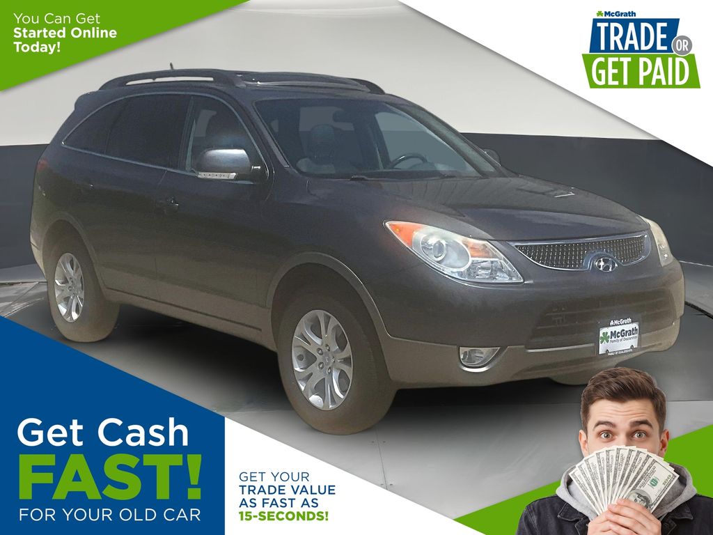 Gray (Carbon Steel Mist Metallic) 2010 Hyundai Veracruz SUV / Crossover All-Wheel Drive 6-Speed Automatic