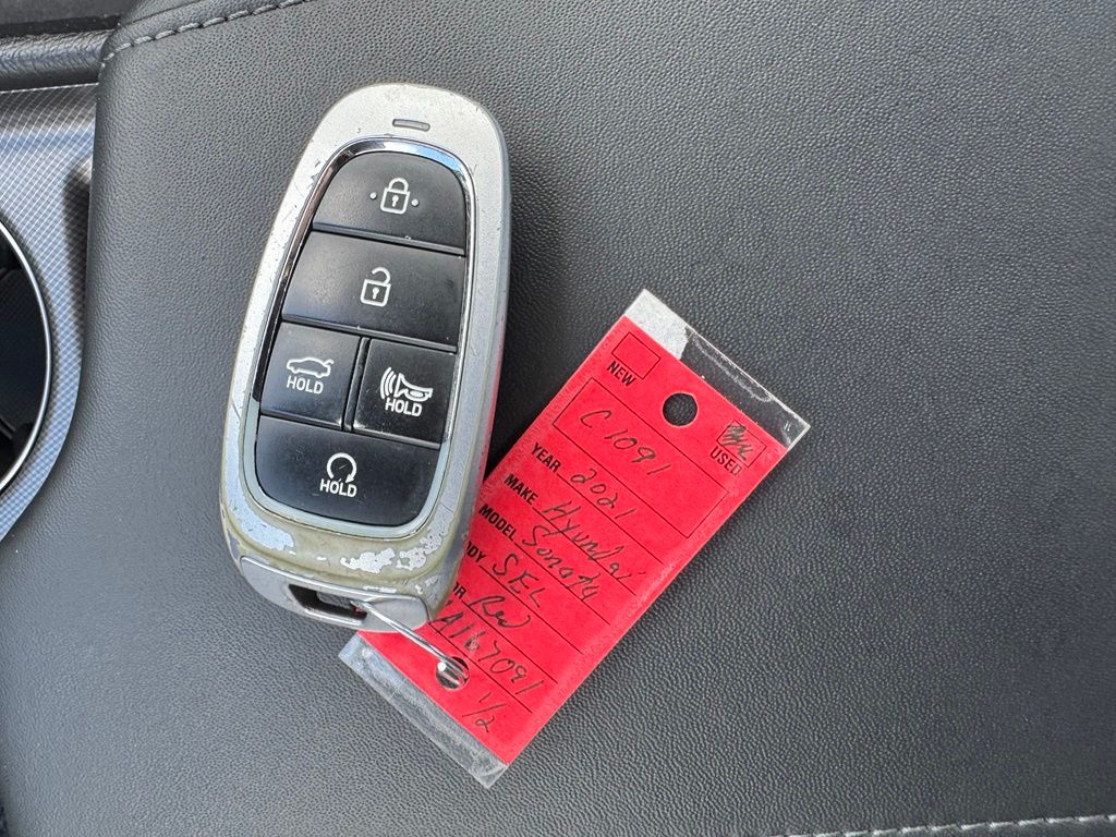 2021 Hyundai Sonata SEL Red at Phil Fitts Ford