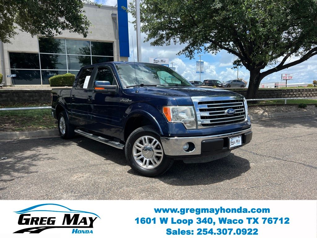 Blue Jeans Metallic 2013 Ford F-150 Lariat SuperCrew Pickup Truck 4X2 6-Speed Automatic